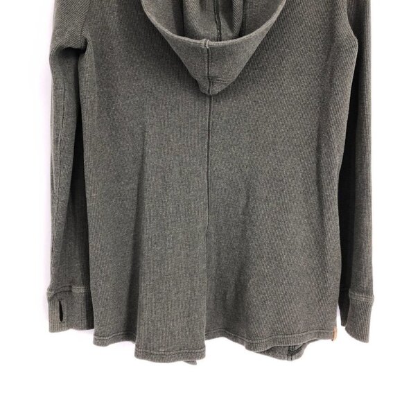 tentree Grey-Tinted Ivy Green TreeWaffle Knit Cardigan size XS - Picture 10 of 16